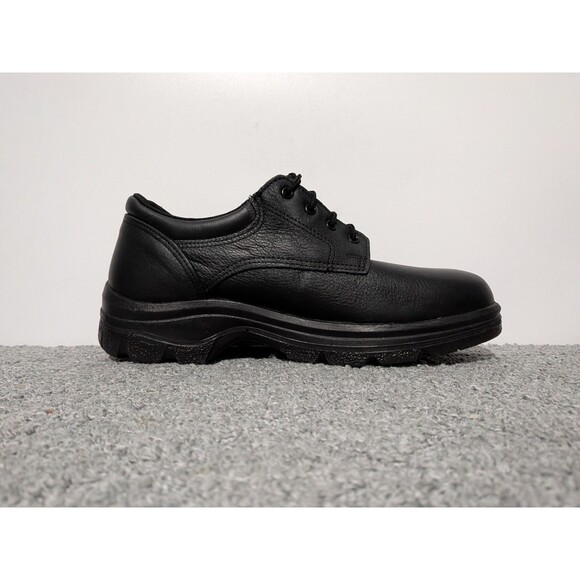 Thorogood Soft Streets Series Plain Toe Work Oxfords Mens Size 13 XW Black